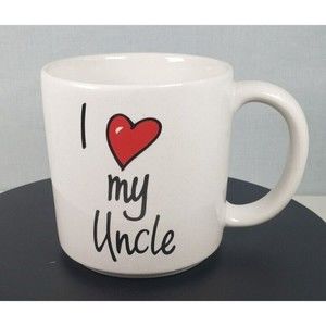 RUSS BERRIE & CO. Ceramic Coffee Mug "I Love My Uncle" MADE IN Phillipines